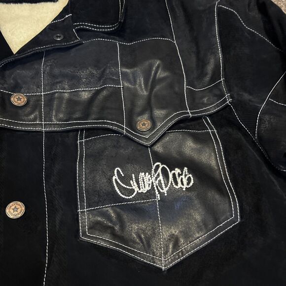 Snoop Dogg Leather Suede - Soft inside - See all photos Jacket 2XL - Picture 6 of 12